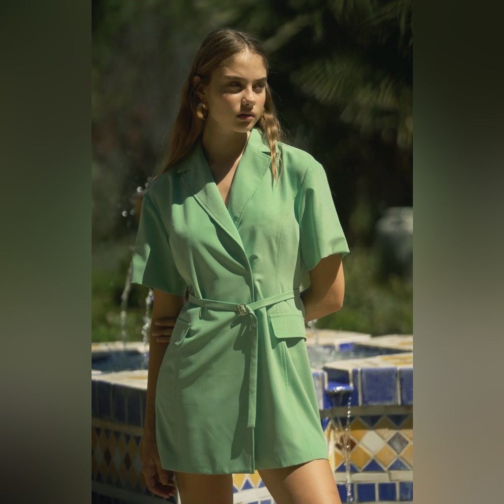 4SIENNA Mint Green Lorenzo Dress